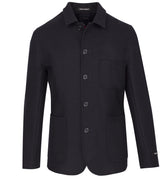 Italian blended wool blazer coat